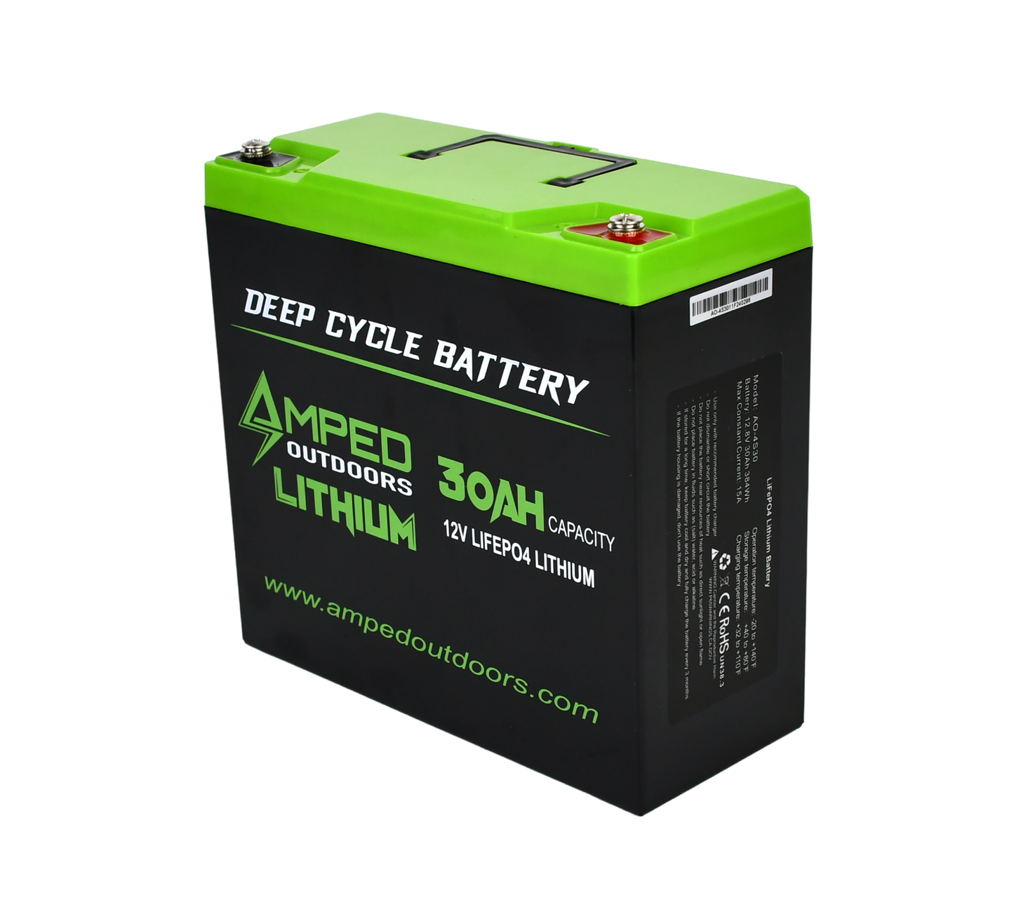 30Ah Lithium Battery (LiFePO4) - Tall Version